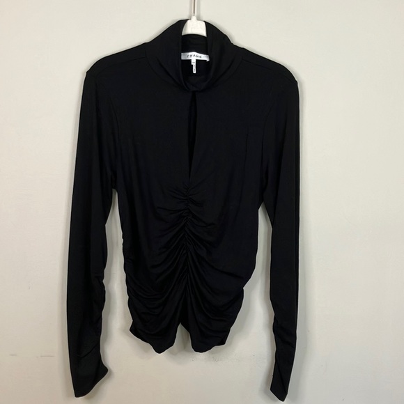 Frame Felicity ruched jersey keyhole - Picture 2 of 7